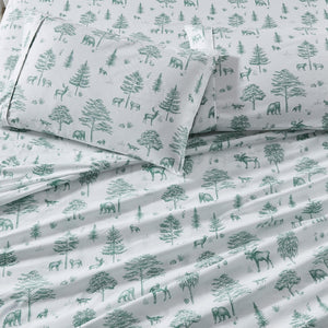 4-Piece Lodge Microfiber Sheet - Mountain Ridge Collection