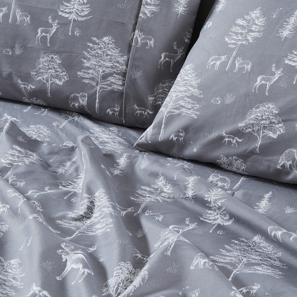 4-Piece Lodge Microfiber Sheet - Mountain Ridge Collection