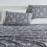 4-Piece Lodge Microfiber Sheet - Mountain Ridge Collection