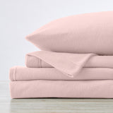 4-Piece Solid Fleece Sheet - Christina Collection
