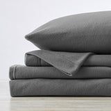 4-Piece Solid Fleece Sheet - Christina Collection