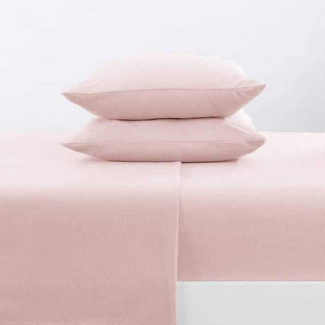 4-Piece Solid Fleece Sheet - Christina Collection