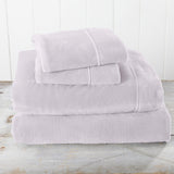 4-Piece Solid Plush Sheet - Velvet Luxe Collection