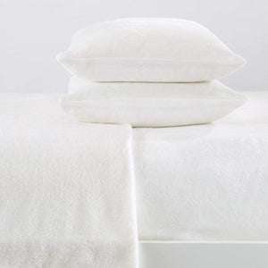 4-Piece Solid Plush Sheet Set - Velvet Luxe Collection