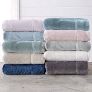 4-Piece Solid Plush Sheet Set - Velvet Luxe Collection