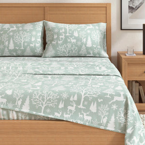 4-Piece Turkish Cotton Flannel Sheet - Lakeview Collection