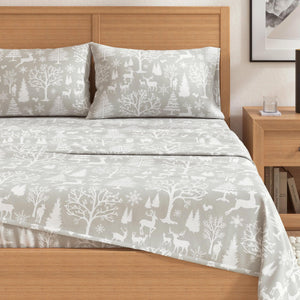 4-Piece Turkish Cotton Flannel Sheet - Lakeview Collection