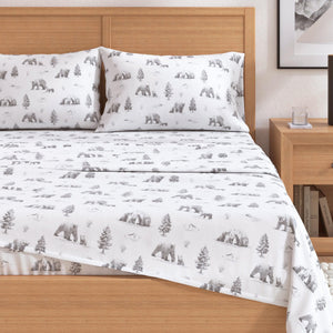 4-Piece Turkish Cotton Flannel Sheet - Lakeview Collection