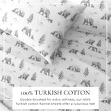 4-Piece Turkish Cotton Flannel Sheet - Lakeview Collection