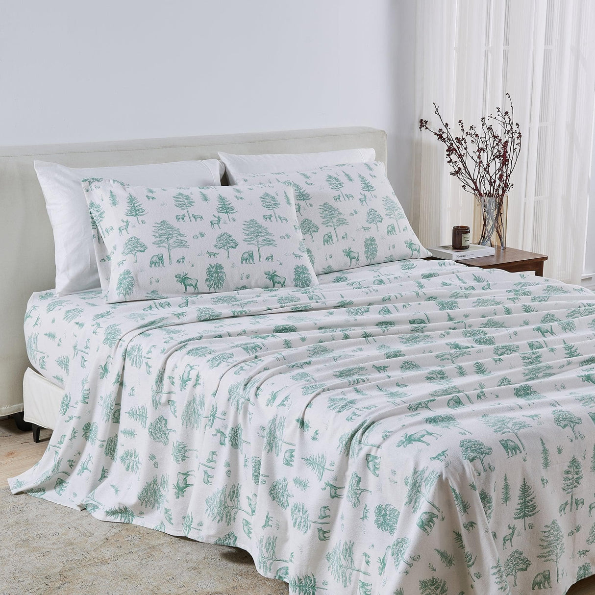 4-Piece Turkish Cotton Flannel Sheet - Stratton Collection
