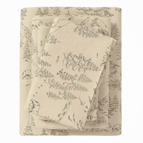 4-Piece Turkish Cotton Flannel Sheet - Stratton Collection