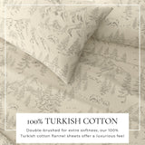 4-Piece Turkish Cotton Flannel Sheet - Stratton Collection