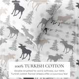 4-Piece Turkish Cotton Flannel Sheet - Stratton Collection