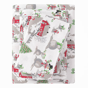 4-Piece Turkish Cotton Flannel Sheet - Stratton Collection