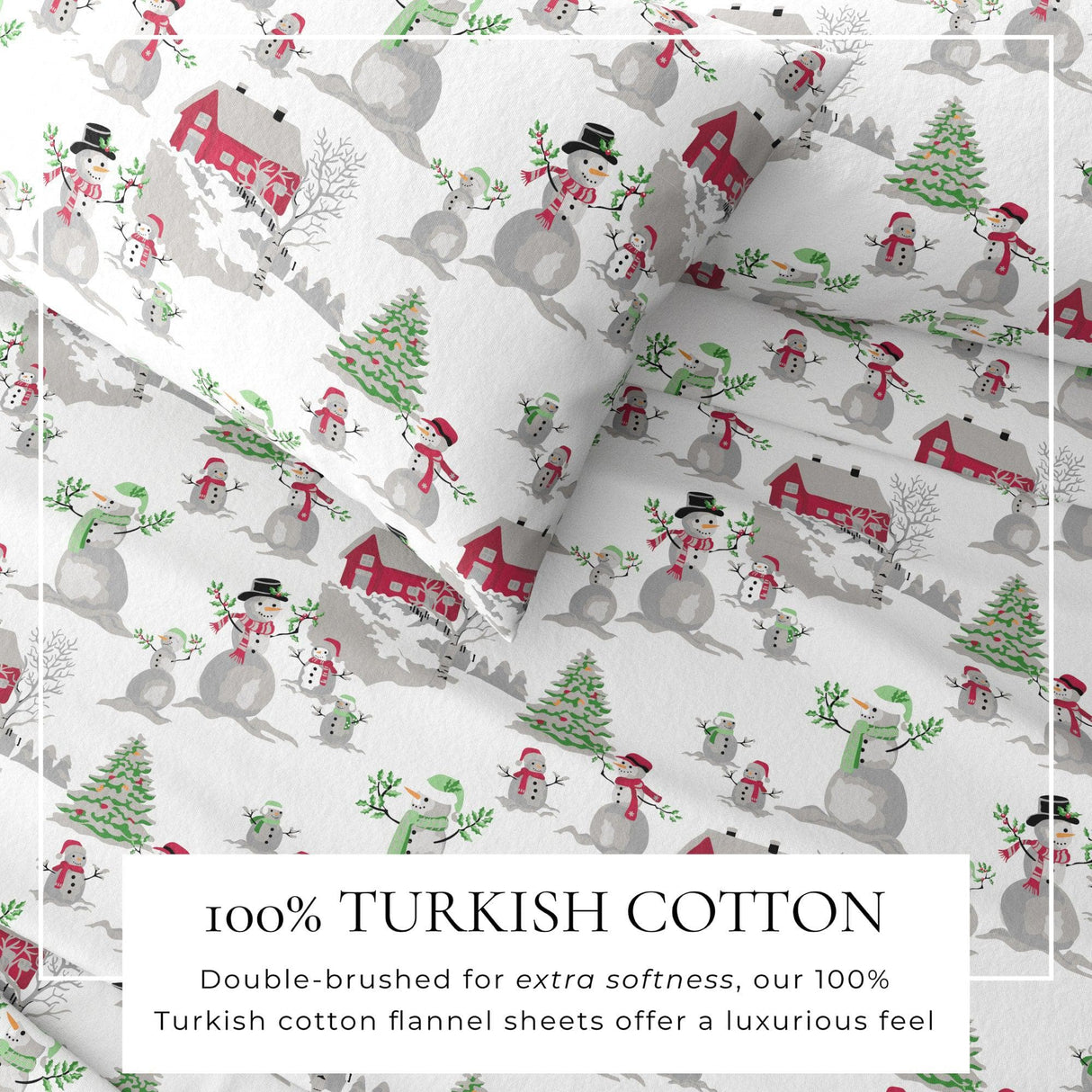 4-Piece Turkish Cotton Flannel Sheet - Stratton Collection