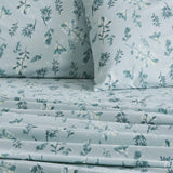 4 Piece Watercolor Floral Microfiber Sheet - Delia Collection