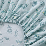 4 Piece Watercolor Floral Microfiber Sheet - Delia Collection