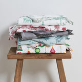 4 Piece Watercolor Floral Microfiber Sheet - Delia Collection