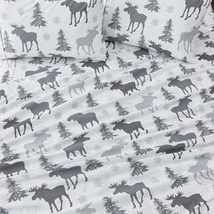 4-Piece Lodge Microfiber Sheet - Mountain Ridge Collection