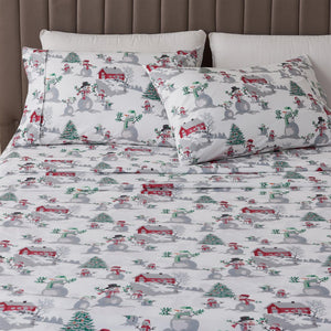 4-Piece Lodge Microfiber Sheet - Mountain Ridge Collection