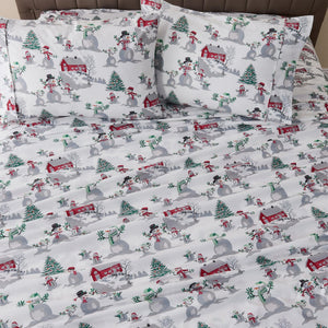 4-Piece Lodge Microfiber Sheet - Mountain Ridge Collection