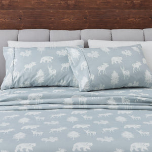 4-Piece Lodge Microfiber Sheet - Mountain Ridge Collection