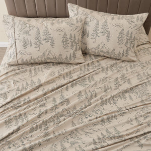 4-Piece Lodge Microfiber Sheet - Mountain Ridge Collection