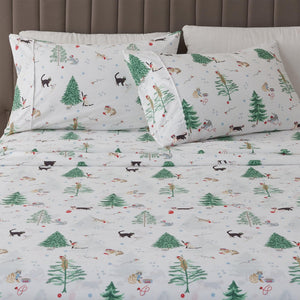 4-Piece Lodge Microfiber Sheet - Mountain Ridge Collection