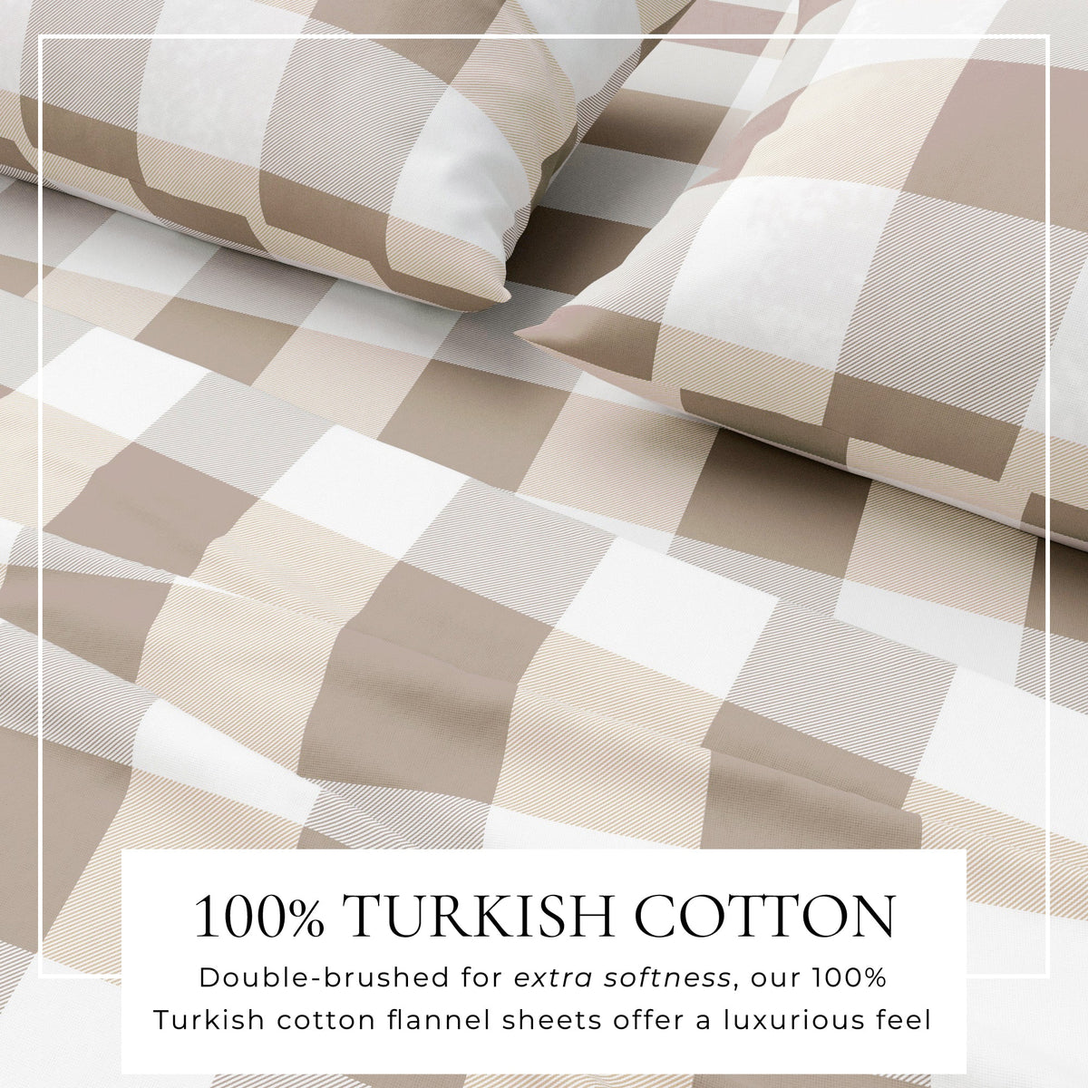 Great Bay Home Turkish Cotton Flannel Sheet