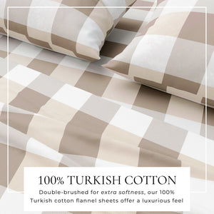 Great Bay Home Turkish Cotton Flannel Sheet