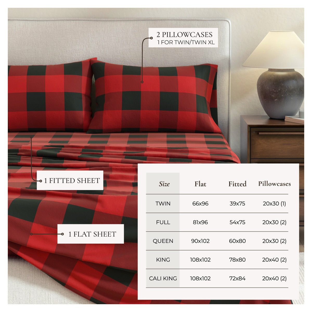 Great Bay Home Turkish Cotton Flannel Sheet - view 17