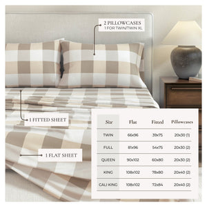 Great Bay Home Turkish Cotton Flannel Sheet - view 2