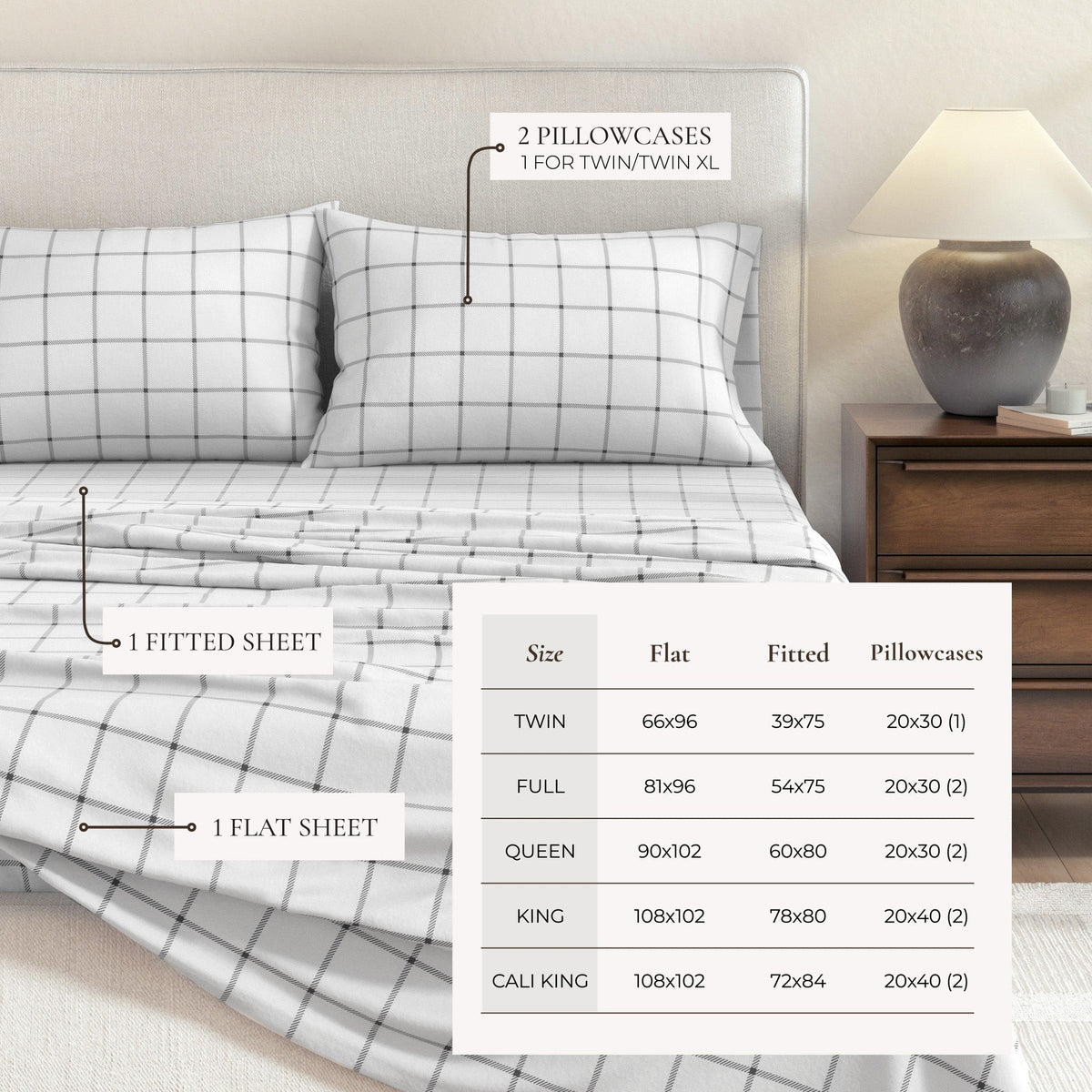 Great Bay Home Turkish Cotton Flannel Sheet - view 25