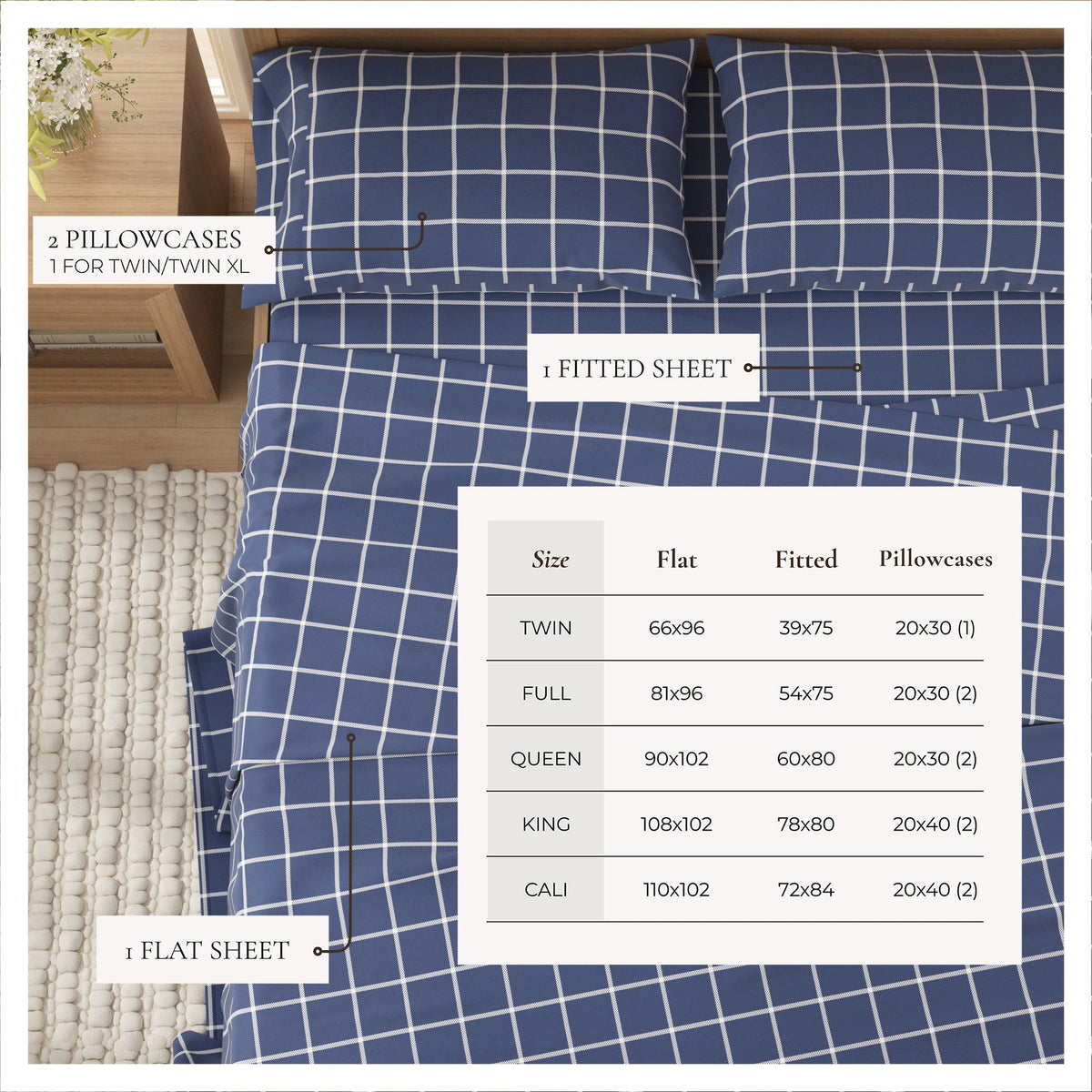 Great Bay Home Turkish Cotton Flannel Sheet - view 34