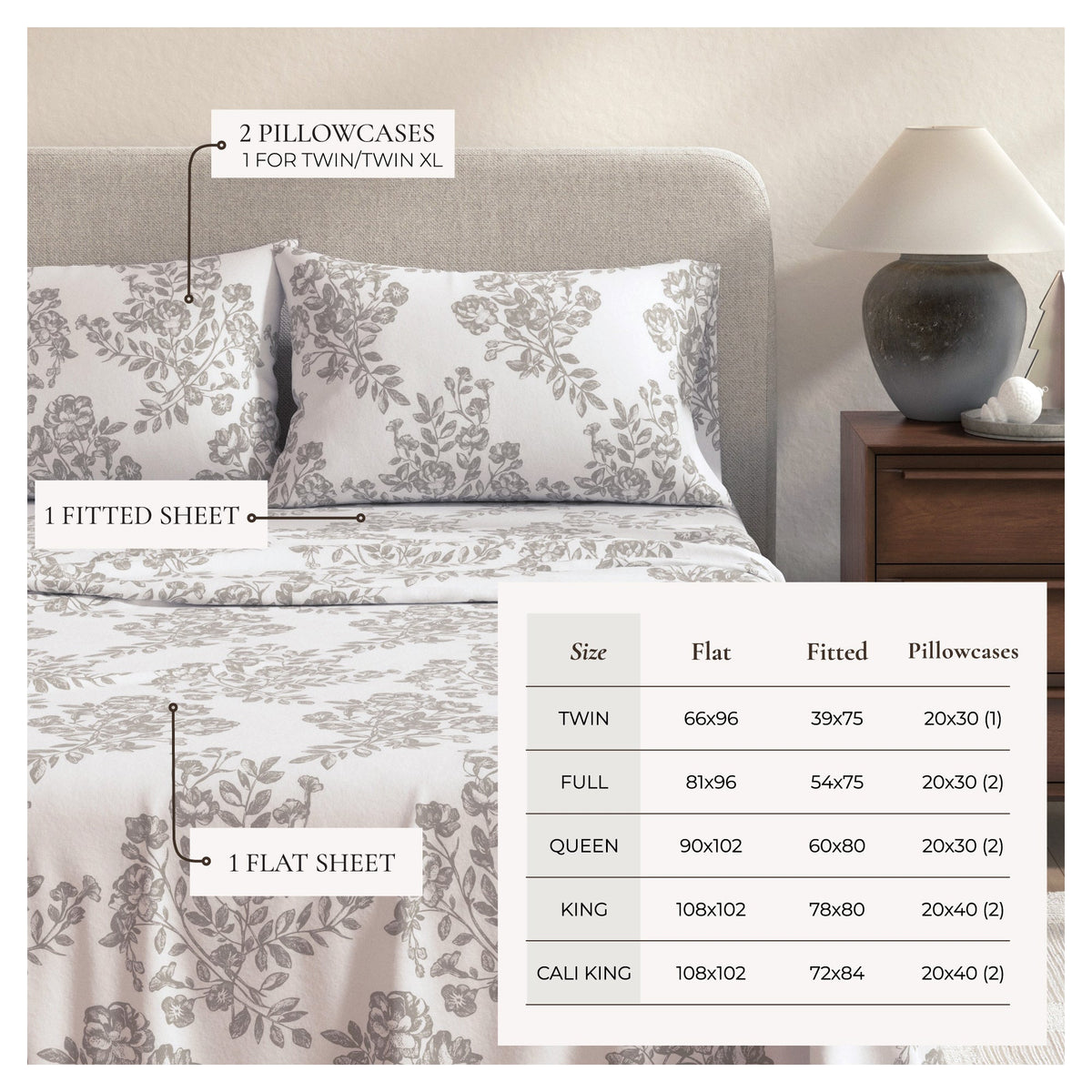 Great Bay Home Turkish Cotton Flannel Sheet - view 37
