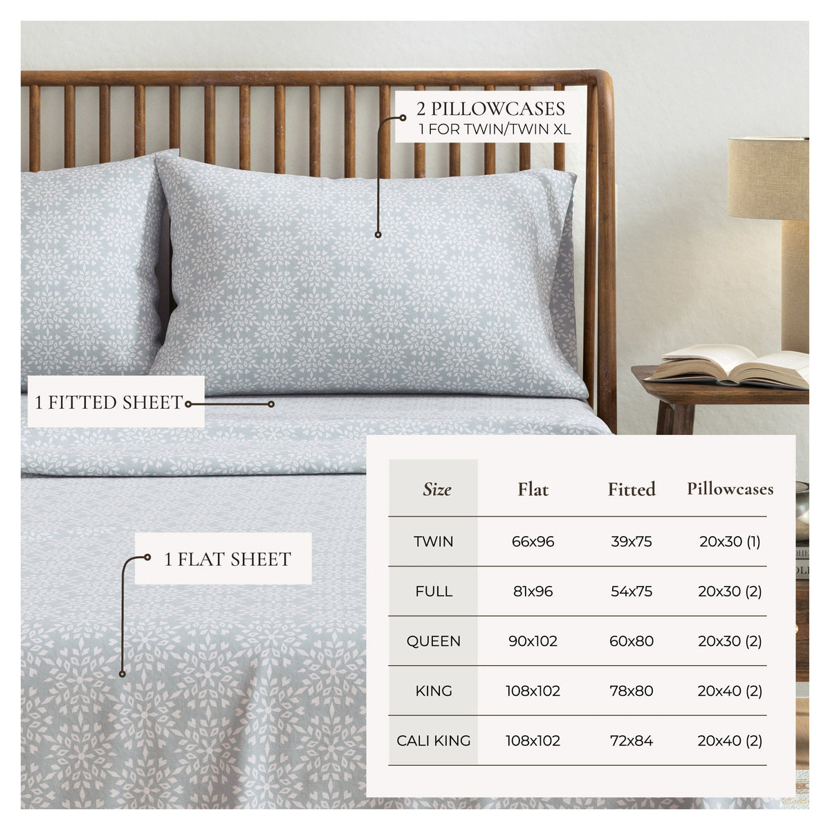 Great Bay Home Turkish Cotton Flannel Sheet - view 51