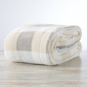 Velvet Plush Sherpa Luxury Bed Blanket - Kinsley Collection
