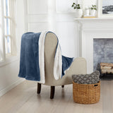 Velvet Plush Sherpa Luxury Bed Blanket - Kinsley Collection