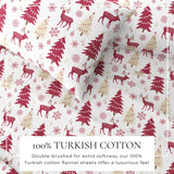 100% Turkish Cotton Flannel Sheet Sets - Boulder Collection