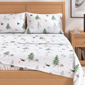100% Turkish Cotton Flannel Sheet Sets - Boulder Collection