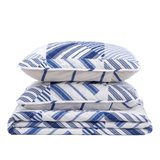 3-Piece Navy Stripe Quilt - Midnight Bay Collection