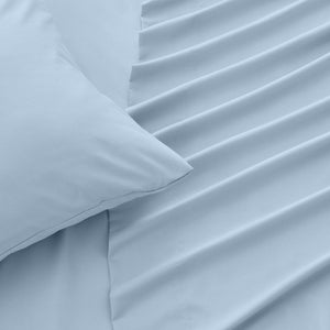 4 Piece Solid Microfiber Sheet Set - Amara Collection