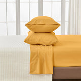 4 Piece Solid Microfiber Sheet - Amara Collection