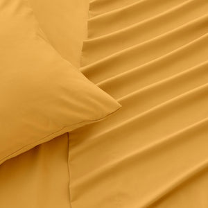 4 Piece Solid Microfiber Sheet Set - Amara Collection