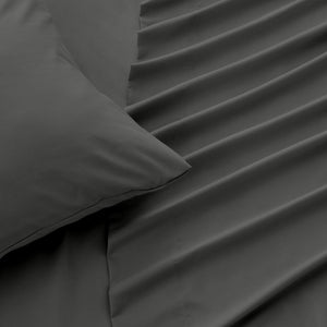 4 Piece Solid Microfiber Sheet Set - Amara Collection