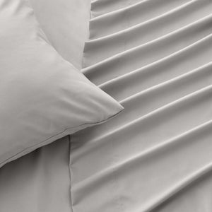 4 Piece Solid Microfiber Sheet Set - Amara Collection