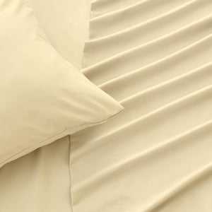 4 Piece Solid Microfiber Sheet Set - Amara Collection