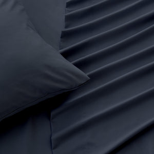 4 Piece Solid Microfiber Sheet Set - Amara Collection