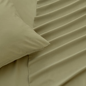 4 Piece Solid Microfiber Sheet Set - Amara Collection