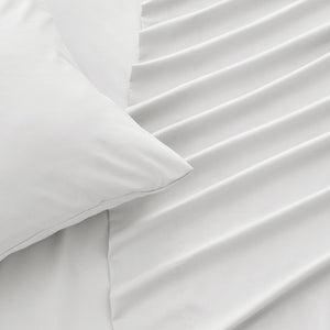 4 Piece Solid Microfiber Sheet Set - Amara Collection